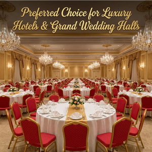 Chaises de banquet en métal pour <span class=keywords><strong>salle</strong></span> à manger, empilables avec dossier rembourré, idéales pour événements, mariages, hôtels – Vente chaude directe usine - Product Image 4