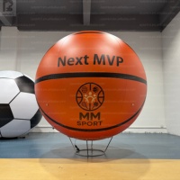 Ballon de basket gonflable géant personnalisé avec logo, ballon de basket gonflable en PVC imperméable pour la publicité sportive