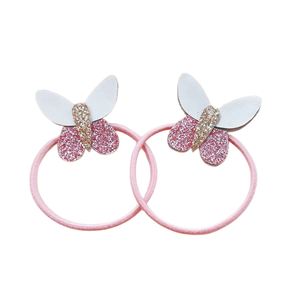 Diadema con lazo de mariposa para niñas, accesorios de fiesta de cuero PU, diseño transfronterizo, material de PC - Product Image 5