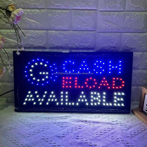 Cash Eload Available LED advertising billboard photo paper creative shape wall decoration <b>light</b> shop sign display <b>board</b> Custom - Product Image 1