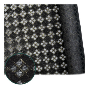 Garis Cetak Kustom Jaring Pagar Nilon 4D Kain Pengantin Jala Bordir Kain Tule untuk Gaun - Product Image 3