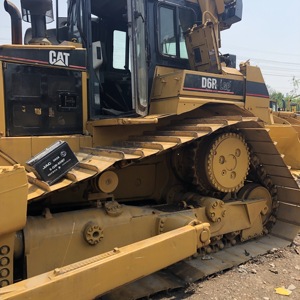 Bulldozer sobre orugas CAT D6R usado con bomba y motor, potencia de 185 kW, bulldozer de segunda mano de alta calidad, superventas en Shanghai Yard - Product Image 1