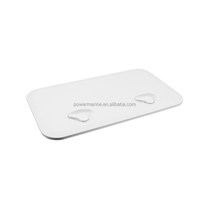 Kit di Boccaporti Quadrati Bianchi in Plastica ABS Confezionati Singolarmente per Accessori Kayak e Imbarcazioni - Product Image 2