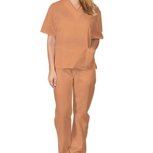 <b>Scrub</b> Suits for Women Men Anti Wrinkle Washable <b>Scrub</b> <b>Uniforms</b> Sets Nurse Tight Medical Dental Staff Nurse Surgical <b>Uniform</b> - Product Image 2