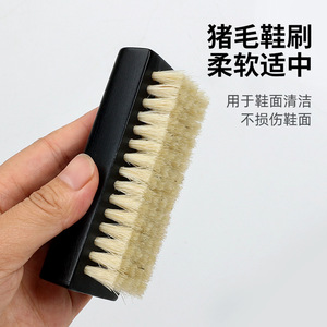 Kit de nettoyage de baskets Histotree, ensemble de 4 pièces avec brosse en poils de sanglier et nettoyant pour chaussures en mesh blanches - Product Image 3