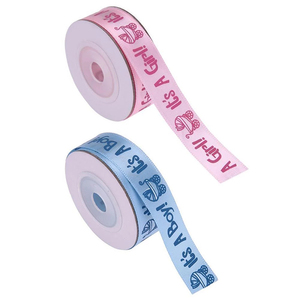 Cinta decorativa para Celebración <span class=keywords><strong>de</strong></span> bebé, suministros para fiesta <span class=keywords><strong>de</strong></span> cumpleaños, bricolaje, lazo <span class=keywords><strong>de</strong></span> regalo, accesorio <span class=keywords><strong>de</strong></span> embalaje, venta al por mayor - Product Image 2