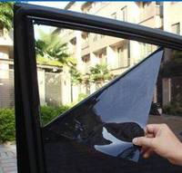 Película Estática para Ventanas de Auto, Removible y Reutilizable, Negra, 1x30m, 5% de Protección Antideslumbrante Contra la Luz Solar