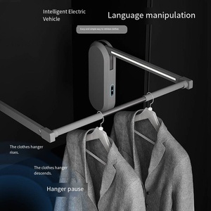 Séchoir à linge intelligent et automatique à hauteur réglable pour armoires, cintre télescopique électrique pour vestiaires - Product Image 3