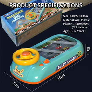 Console di Gioco Elettronica da Tavolo, Gioco di Avventura Spaziale, Console Interattiva, Macchina da Gioco <span class=keywords><strong>per</strong></span> Corse Automobilistiche con Musica <span class=keywords><strong>per</strong></span> Bambini - Product Image 5