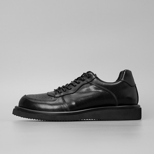 Zapatos Casuales de Vestir de Cuero Genuino Negro con Cordones, Perforados, para Uso Diario, Comodidad Durante Todo el Día, para Hombres de Negocios, Vida Urbana, Antiolor - Product Image 1