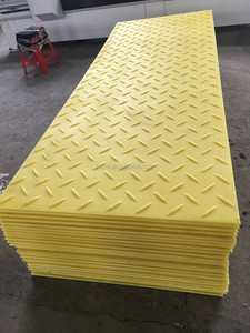משטח HDPE זמני לכבישים והגנה על הקרקע, בגודל 4x8 רגל, בעוביים 12/15/18 מ\\\"מ, עבור בוץ, שלג וחול - Product Image 2