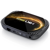 Meilleur lecteur multimédia intelligent 2026 HK1RBOX X4S avec processeur S905X4, 4 Go de RAM, 32 Go de ROM, Android 11, Wi-Fi double bande 2.4G+5G, 4K, télécommande vocale Bluetooth HD