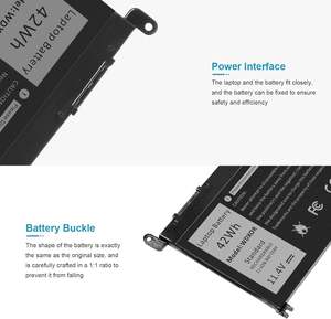 Envío Gratuito en EE. UU. Batería de Repuesto para Portátil WDX0R 42Wh, Compatible con las Series 13 15 5000 7000 5567 7573 5570 7579 7378 5565 5379 5378 Latitude - Product Image 5