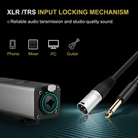 Amplificateur intra-auriculaire professionnel STABCL SL1, entrée XLR, sortie 3,5 mm, construction métallique, excellente qualité sonore, utilisation sur scène