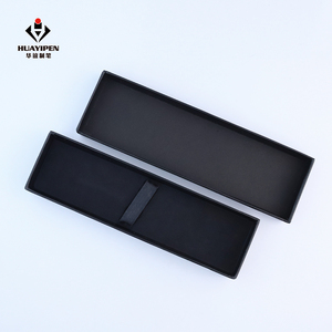 Factory Wholesale Simple Cheap Black Paper Box Cover Pen Box