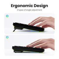 UGREEN KU004 Wireless Keyboard 2.4GHz 104 Keys Layout for Laptop Desktop Windows Mac OS PC Accessories English Keycaps