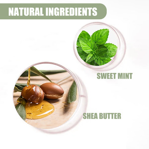 Bálsamo labial de menta dulce, aceite de manteca de karité Natural, hidratante profundo, lápiz labial de brillo orgánico vegano - Product Image 4