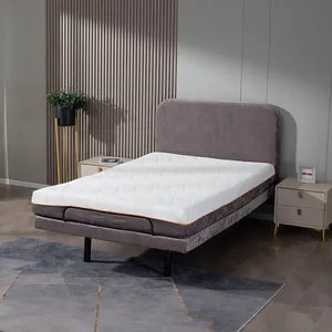 Мебель для дома электрическая регулируемая массажная кровать с Окина мотор 4 зоны регулируемая кровать с изголовьем кровати
