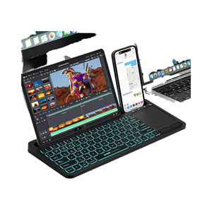 Chất lượng cao trong suốt ma thuật bàn phím trường hợp đối với iPad Pro 11 không khí m3 <span class=keywords><strong>2025</strong></span> <span class=keywords><strong>2025</strong></span> đa-cảm ứng không dây BT Trackpad Backlit <span class=keywords><strong>USB</strong></span> <span class=keywords><strong>Hub</strong></span> - Product Image 1