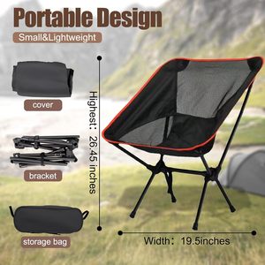 Chaise de camping pliante Oxford Quick Open, chaise de pêche légère en aluminium, mobilier d'extérieur en métal personnalisé, design tendance - Product Image 2