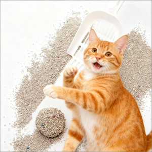 Arena para Gatos DongnaiPETS, Inodora, Antibacteriana, Altamente Absorbente, de Aglutinación Rápida, No Pegajosa, 99% Libre de Polvo, de Polímero de Alta Densidad, 8 kg - Product Image 5