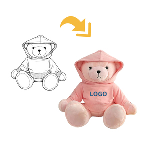 Orsacchiotto <span class=keywords><strong>di</strong></span> Peluche con Logo Personalizzato, Bambola in Cotone PP, Souvenir per Eventi Commemorativi, Festività e Compleanni - Product Image 2