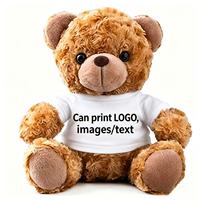 Boneka Hewan Lucu Custom LOGO, Boneka Beruang Teddy, Monyet, Rubah, Anjing, Kelinci, Hadiah Kenang-kenangan Wisuda, Terlaris