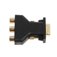 Adaptateur VGA vers RCA Composite, convertisseur VGA mâle vers 3 RCA femelle, câble de différenciation tricolore, fabriqué en Chine