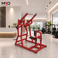 Máquina de Polea Ancha Iso-Lateral Comercial MRD de Acero con Características de Seguridad para Entrenamiento de Dorsal y Dorsal Lateral en Gimnasio