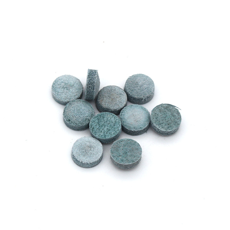 Lot De 10 Embouts De Queue De Billard – Cuir Synthétique Bleu, 9 Mm, Réparation Facile