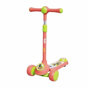 Trottinette en aluminium réglable pour enfants, 4 roues LED PU avec lumières, jouet d'extérieur pliable pour <span class=keywords><strong>fille</strong></span>, trottinette pour le plaisir - Product Image 4