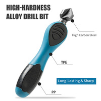 Perceuse à appâts pour la pêche à la carpe 5mm 7mm en acier inoxydable, outil de perçage pour bouillettes, outil de découpe d'appâts flottants, accessoire pour la fabrication de montages à cheveux