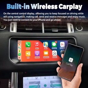 เครื่องเล่นมัลติมีเดียในรถยนต์ Android 13 สำหรับ Range Rover Sport L494 ปี 2014-2016 2017 วิทยุติดรถยนต์ขนาด 10.25 นิ้ว พร้อมระบบนำทาง GPS สเตอริโอ และ Carplay - Product Image 6