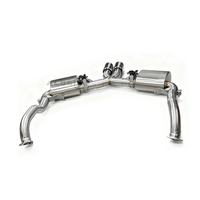 Sistem Knalpot Valvetronic Catback untuk Porsche Boxster Cayman 987.1 2.7 2005-2008 SS304 Pipa Tuning Performa Tinggi Upgrade Muffler