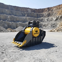 Bucket Excavator Penghancur Struktur yang Diperkuat untuk Pembongkaran Tugas Berat