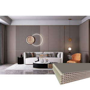 Panel de pared WPC de sala de estar de lujo con decoración de interiores fabricada en fábrica - Product Image 4