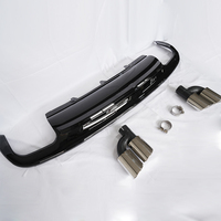 Diffuseur arrière pour voiture A5 S5 Noir brillant Style RS5 Séparateur de pare-chocs arrière Diffuseur pour Audi A5 S5 B8.5 2012 2013 2014 2015 2016