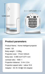 Projecteur Vidéo Portable <span class=keywords><strong>Filaire</strong></span> 4K Haute Luminosité en Gros, Projecteur Intelligent LED LCD pour Cinéma à Domicile - Product Image 5