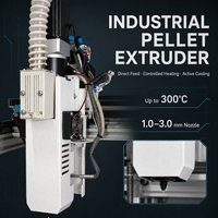Imprimante 3D industrielle Protolink3D 600x600x1000mm FGF, 300 buses, extrusion de granulés, double extrudeur fermé, nivellement automatique, chauffage USB