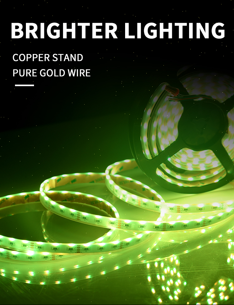 DC 12/24V 10MM wide 60LEDs side view LED strip light smd 020 LED strip RGB available