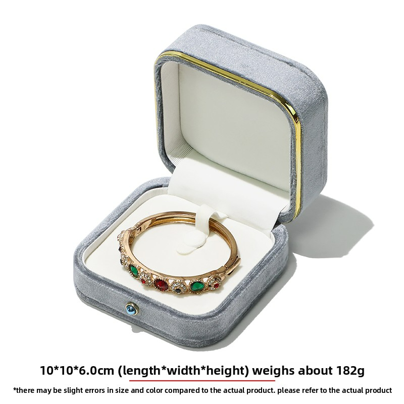 Gray bracelet box10*10*6CM