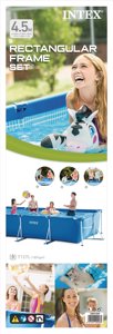 <span class=keywords><strong>Piscine</strong></span> rectangulaire familiale <span class=keywords><strong>INTEX</strong></span> <span class=keywords><strong>Intex</strong></span> 28273 4,50 m x 2,20 m x 84 cm avec structure métallique pour des moments <span class=keywords><strong>de</strong></span> plaisir en famille - Product Image 6