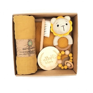 Hochet <span class=keywords><strong>de</strong></span> <span class=keywords><strong>dentition</strong></span> en tricot avec design <span class=keywords><strong>renard</strong></span>, 1 pièce, jouet à mâcher, ensemble cadeau <span class=keywords><strong>de</strong></span> fête prénatale - Product Image 6