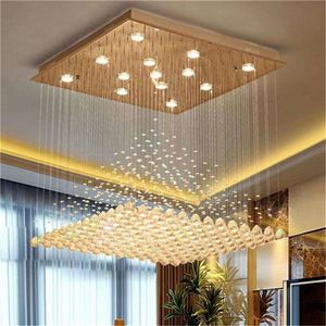 Lámpara de Techo Moderna Americana para Comedor Interior de Hotel, con Ventilador, Mini Lámpara Colgante de Cristal para Dormitorio - Product Image 1
