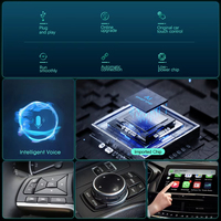 Adaptateur sans fil CarPlay Fuallwin pour iPhone, convertit le filaire en sans fil, compatible avec iPhone 7 et supérieur et iPhone