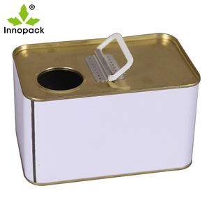 <span class=keywords><strong>3</strong></span> <span class=keywords><strong>litri</strong></span> rettangolare latta di latta di metallo secchio per olio vernice trasparente può produttore - Product Image 6