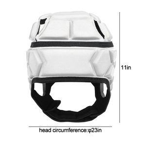 หมวกกันกระแทกฟุตบอลแบบนิ่มเสริมความแข็งแรง Xl น้ำหนักเบา สำหรับกีฬารักบี้ - Product Image 2