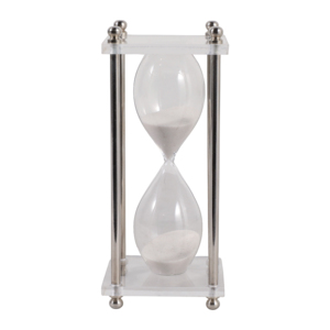 Clessidra rettangolare moderna in vetro acrilico, decorazione per la casa, ideale per bagno, ufficio, soggiorno - Product Image 1