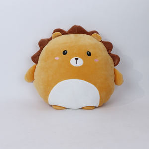 Almohada de felpa suave de animales de zoológico Kawaii de 35cm, para pingüino blando, conejo, dinosaurio, León, relleno de PP, regalo de cumpleaños para niños - Product Image 5