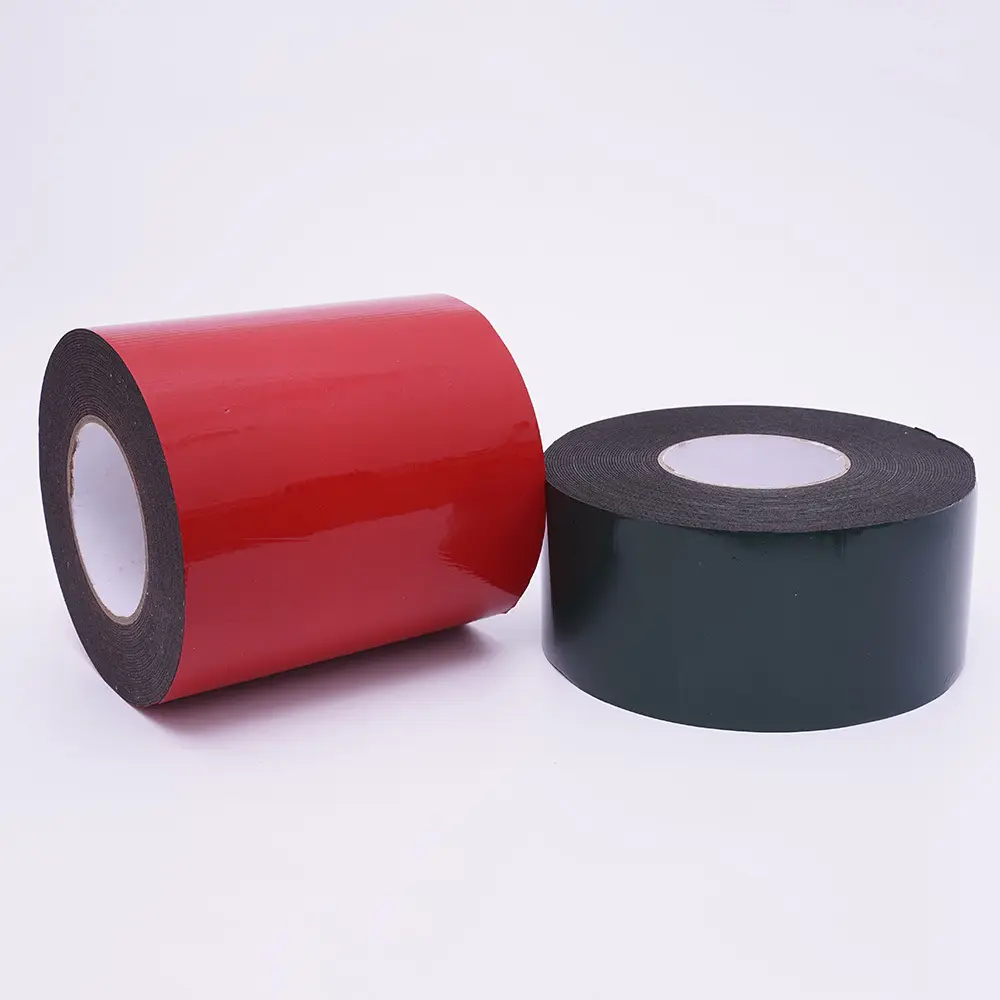 Benutzer definierte sehr hohe Bindung roter Film Autos chaum doppelseitiger Klebstoff PE hochviskoses hitze beständiges Acryl schaum doppelseitiges Klebeband